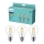 RINKINYS 3x LED Lemputės VINTAGE Philips E27/4,3W/230V 2700K