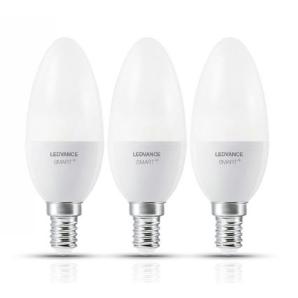 RINKINYS 3x LED pritemdomos lemputės SMART + E14 / 5W / 230V 2700K - Ledvance