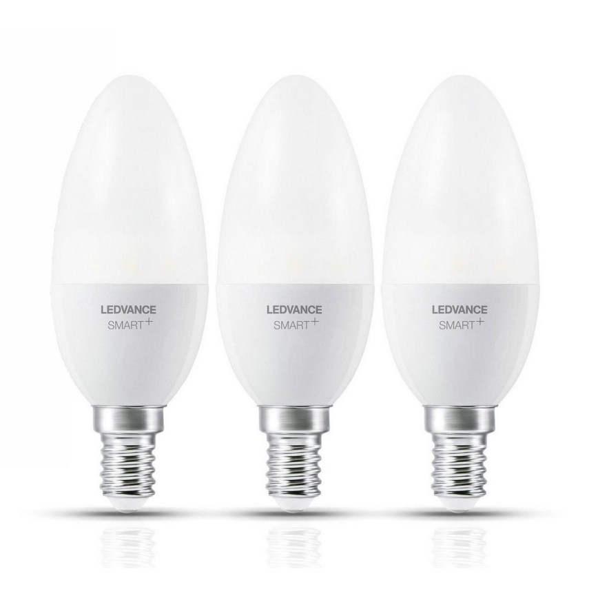 RINKINYS 3x LED pritemdomos lemputės SMART + E14 / 5W / 230V 2700K - Ledvance