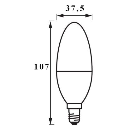 RINKINYS 3x LED pritemdomos lemputės SMART + E14 / 5W / 230V 2700K - Ledvance