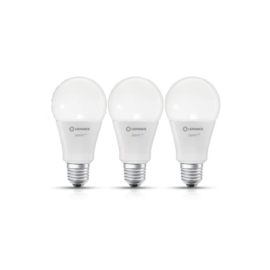 RINKINYS 3x LED Pritemdomos lemputės SMART + E27 / 14W / 230V 2700K-6500K - Ledvance