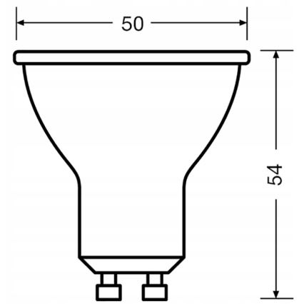 RINKINYS 3x LED reflektorinės lemputės PAR16 GU10/6,9W/230V 6500K 36° - Osram
