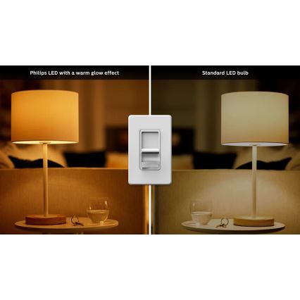 RINKINYS 3x LED Reguliuojama lemputė Philips Warm Glow GU10/3,8W/230V 2200-2700K CRI 90