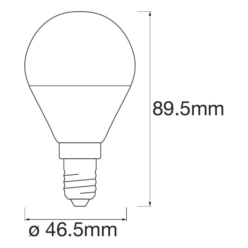 RINKINYS 3x LED RGBW Pritemdoma lemputė SMART+ E14/5W/230V 2700K-6500K - Ledvance
