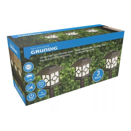 RINKINYS 3x LED Saulės šviestuvas LED/1,2V 600 mAh