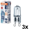 Rinkinys 3x orkaitės lemputės HALOPIN G9/25W/230V 2700K - Osram