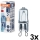 Rinkinys 3x orkaitės lemputės HALOPIN G9/25W/230V 2700K - Osram