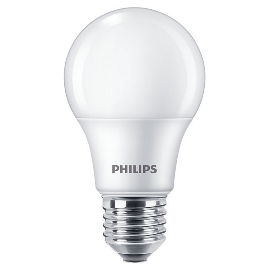 RINKINYS 3xLED Lemputės Philips A60 E27/8W/230V 4000K