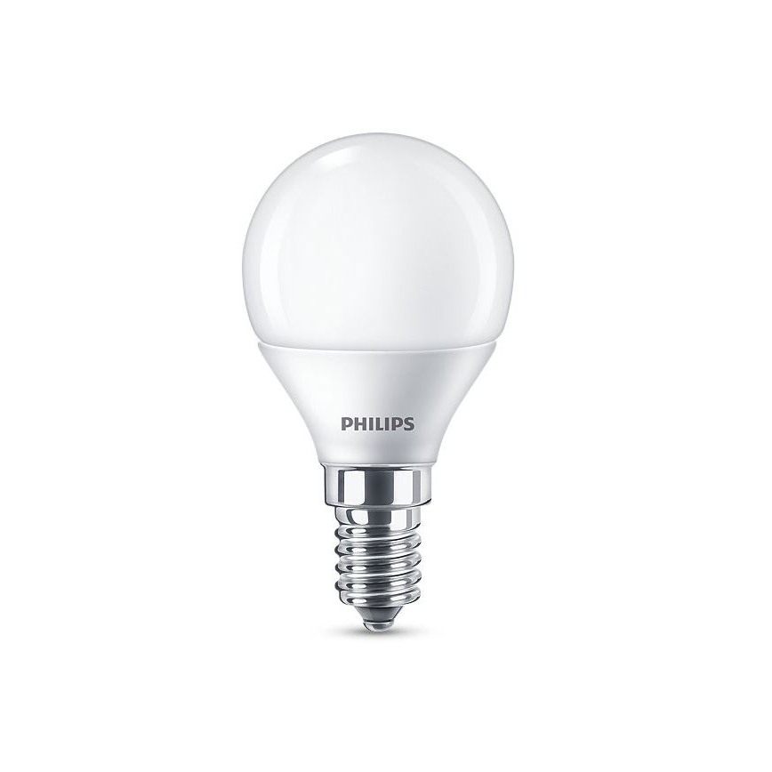 RINKINYS 4x LED Lemputė Philips P45 E14/5,5W/230V 2700K
