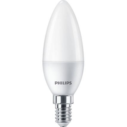 Rinkinys 4x LED Lemputės Philips B35 E14/5W/230V 2700K