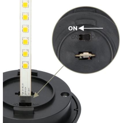 RINKINYS 4x LED Saulės lempa 4xLED/3,6V 1xAAA IP44 100 mAh