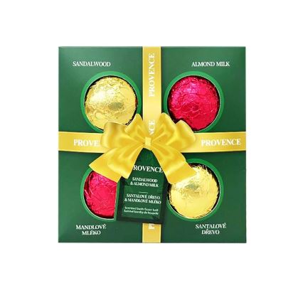 Rinkinys 4x putojančių vonios bombų PROVENCE