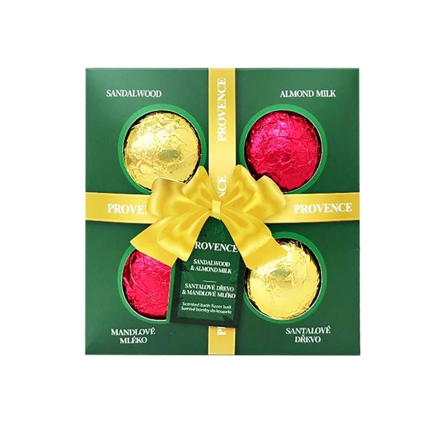 Rinkinys 4x putojančių vonios bombų PROVENCE
