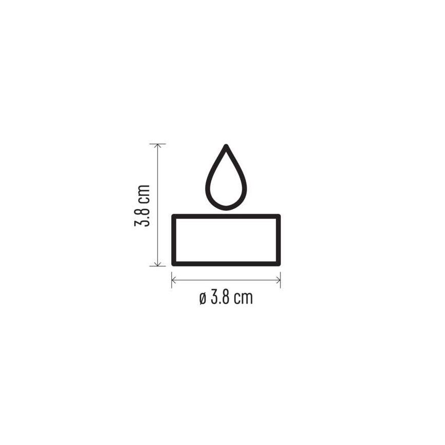 RINKINYS 6x LED Kalėdinė dekoracija 6xLED/6xCR2032 balta