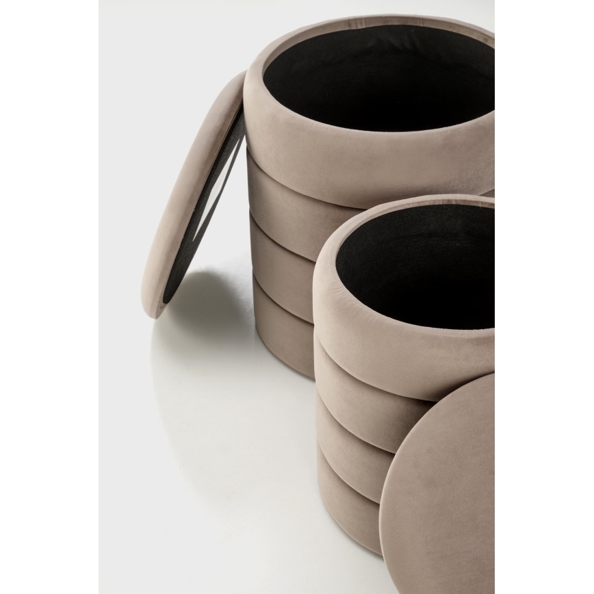 Rinkinys — 2 vnt. PAX taburečių, Ø 33/40 cm, spalva taupe