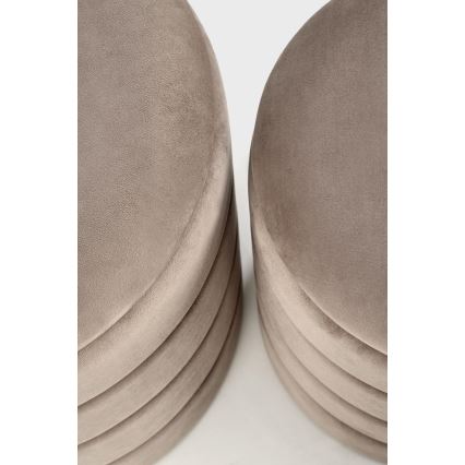 Rinkinys — 2 vnt. PAX taburečių, Ø 33/40 cm, spalva taupe