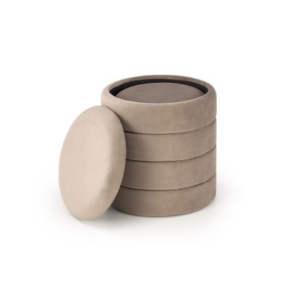 Rinkinys — 2 vnt. PAX taburečių, Ø 33/40 cm, spalva taupe