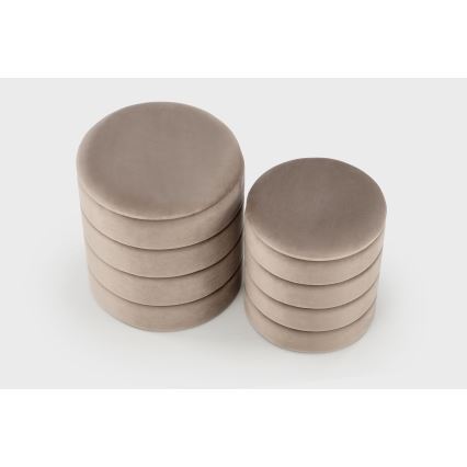 Rinkinys — 2 vnt. PAX taburečių, Ø 33/40 cm, spalva taupe