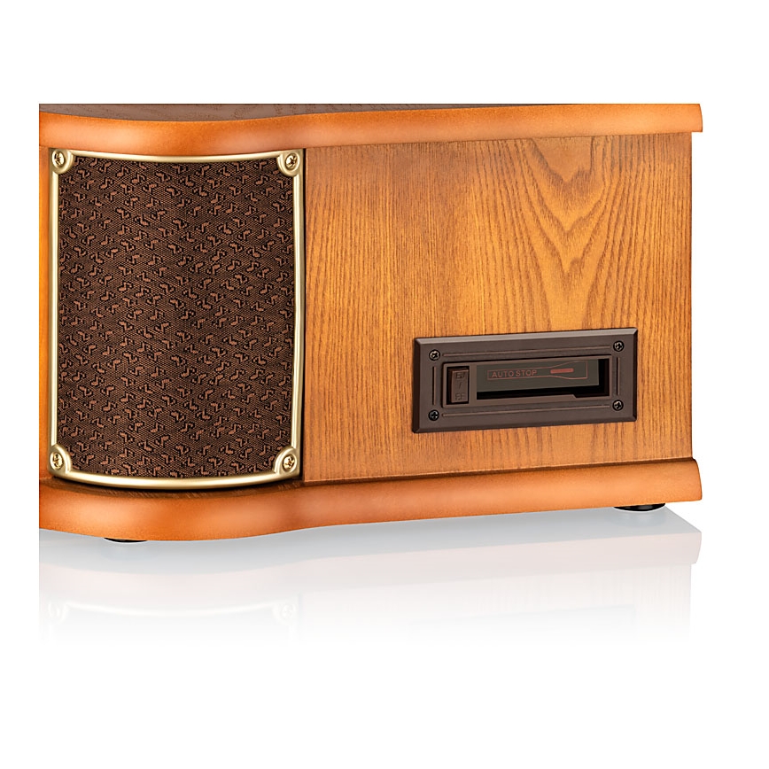 Roadstar HIF-1993D+BT- Hi‑Fi su DAB/DAB+, gramofonu, CD grotuvu ir kasetiniu grotuvu, 80 W/230 V + nuotolinio valdymo pultas