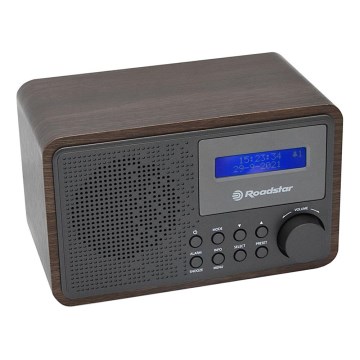 Roadstar HRA-700D+/WD - Radijas su DAB+, FM ir žadintuvu 16W/230V/4xAA