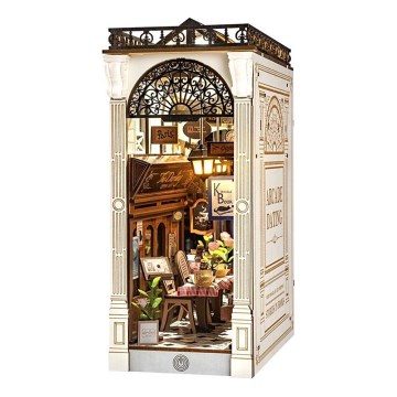 RoboTime - 3D LED dėlionė Knygų laikiklis Susitikimas knygų galerijoje 2xAAA