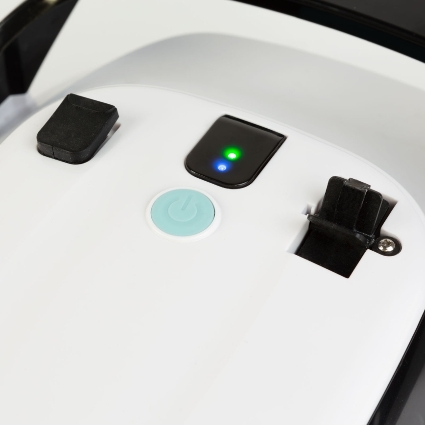Robotinis baseino valytuvas, skirtas horizontaliems paviršiams, 40W/12,6V, 6000 mAh, IPX8, balta