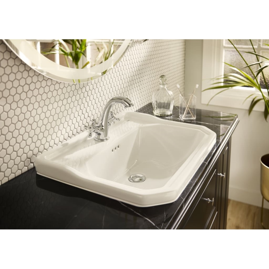 Roca A3270A5000 - įleidžiamas praustuvas CARMEN 60x45 cm keramika/balta