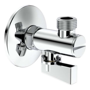 Roca A525168200 - kampinis vožtuvas AQUA, blizgus chromas