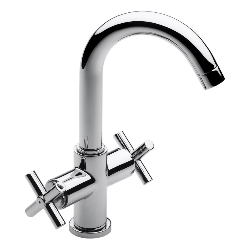 Roca A5A3043C00 - Praustuvo čiaupas + kriauklės nuotekų sistema su pertekliumi LOFT 27 cm blizgus chromas