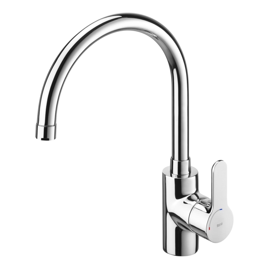 Roca A5A8409C00 - Kriauklės čiaupas L20 32,5 cm blizgus chromas