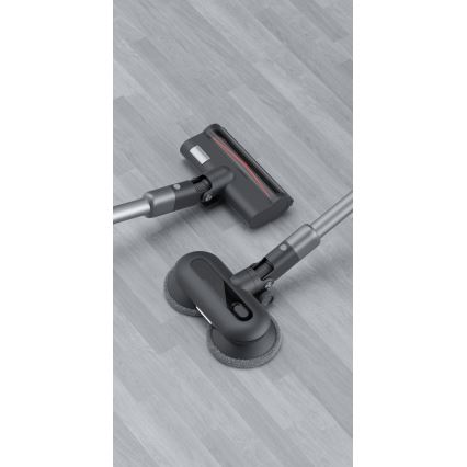 ROIDMI RI-X30VX - Lazdos formos dulkių siurblys 2in1 su LED ekranas ir priedai 435W/2500mAh matinis chromas