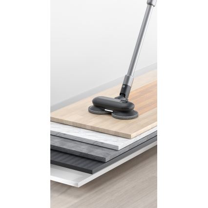 ROIDMI RI-X30VX - Lazdos formos dulkių siurblys 2in1 su LED ekranas ir priedai 435W/2500mAh matinis chromas