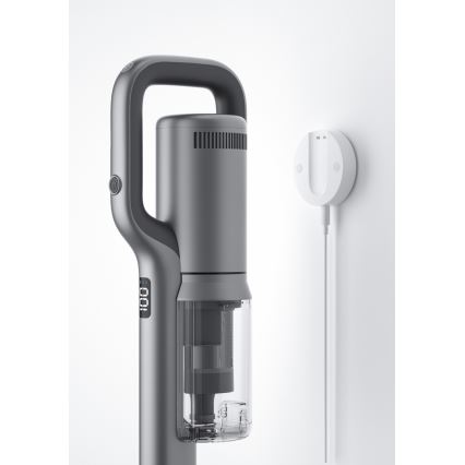 ROIDMI RI-X30VX - Lazdos formos dulkių siurblys 2in1 su LED ekranas ir priedai 435W/2500mAh matinis chromas