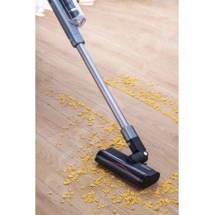 ROIDMI RI-X30VX - Lazdos formos dulkių siurblys 2in1 su LED ekranas ir priedai 435W/2500mAh matinis chromas