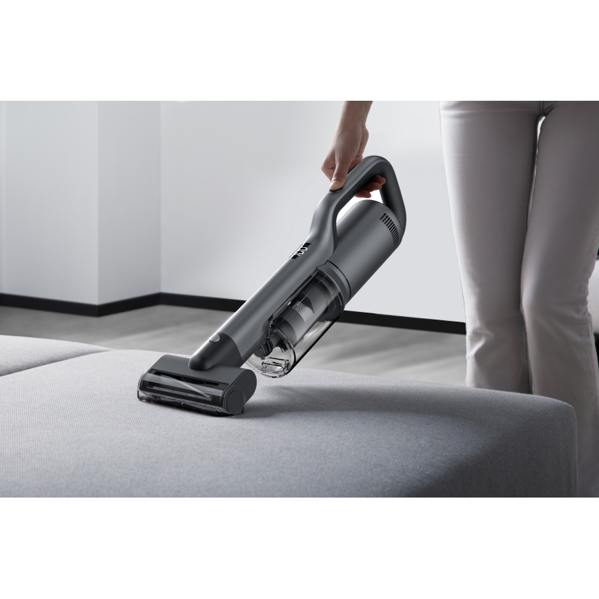 ROIDMI RI-X30VX - Lazdos formos dulkių siurblys 2in1 su LED ekranas ir priedai 435W/2500mAh matinis chromas