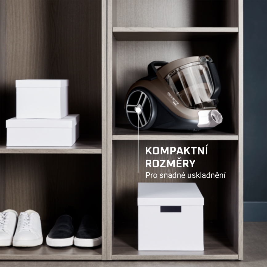 Rowenta - Dulkių siurblys be maišelio COMPACT POWER XXL 2,5l 900W/230V ruda