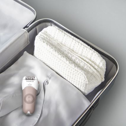 Rowenta - Epiliatorius WET&DRY 4,5W/5V 600 mAh smėlinė/auksinė