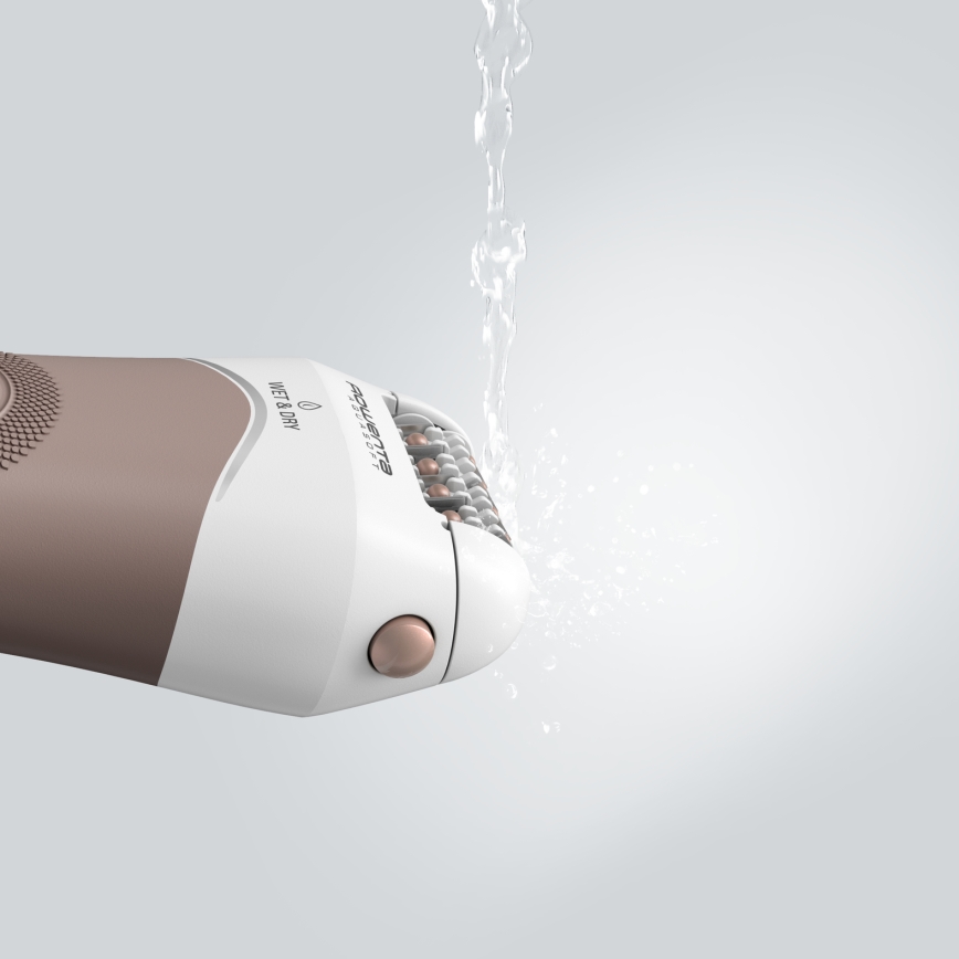 Rowenta - Epiliatorius WET&DRY 4,5W/5V 600 mAh smėlinė/auksinė