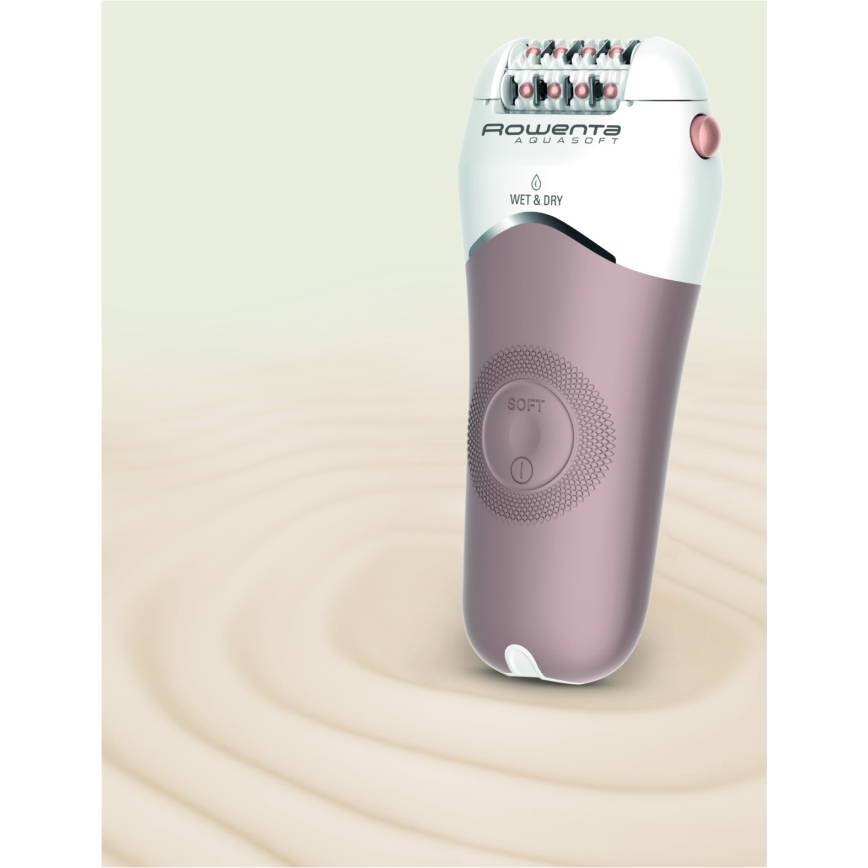 Rowenta - Epiliatorius WET&DRY 4,5W/5V 600 mAh smėlinė/auksinė