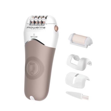 Rowenta - Epiliatorius WET&DRY 4,5W/5V 600 mAh smėlinė/auksinė