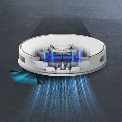 Rowenta - Išmanusis robotas siurblys su drėgno valymo funkcija X-PLORER S70+ Animal Wi-Fi baltas