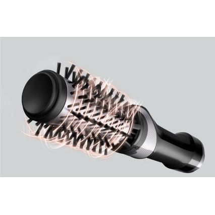 Rowenta - Karšto oro šepetys BRUSH ACTIV 1000W/230V juoda