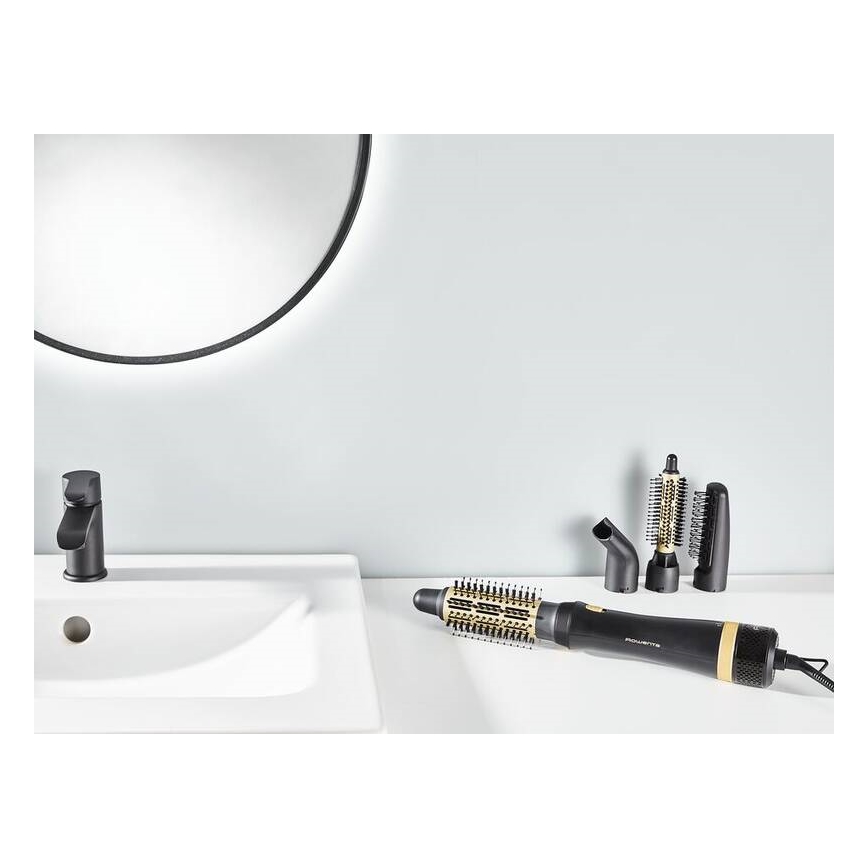 Rowenta - Karšto oro šepetys EXPRESS STYLE 800W/230V juoda/auksas