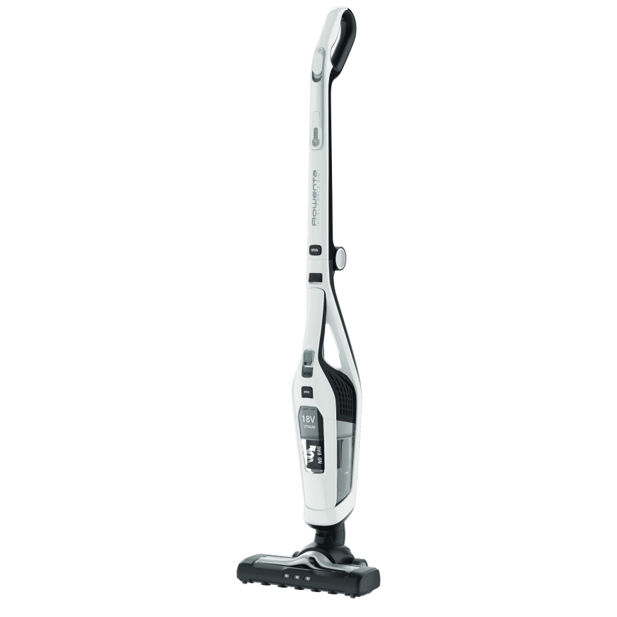 Rowenta - Lazdos formos dulkių siurblys DUAL FORCE 2IN1 100W/18V 2500 mAh balta
