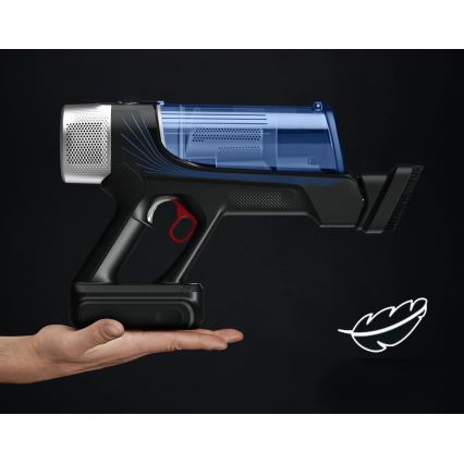 Rowenta - Lazdos formos dulkių siurblys su šluoste X-FORCE FLEX ANIMAL AQUA AUTO 4in1 250W/25,2V 2500 mAh juoda/mėlyna