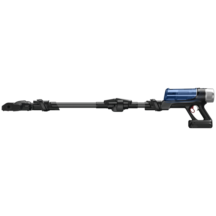 Rowenta - Lazdos formos dulkių siurblys su šluoste X-FORCE FLEX ANIMAL AQUA AUTO 4in1 250W/25,2V 2500 mAh juoda/mėlyna