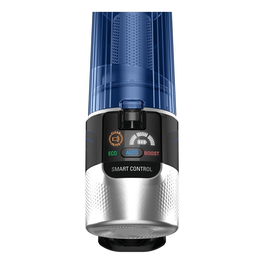 Rowenta - Lazdos formos dulkių siurblys su šluoste X-FORCE FLEX ANIMAL AQUA AUTO 4in1 250W/25,2V 2500 mAh juoda/mėlyna