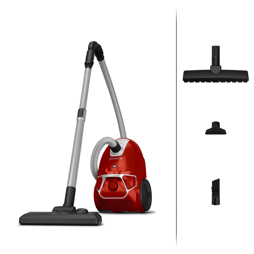 Rowenta - Maišinis dulkių siurblys COMPACT POWER 750W/230V raudona