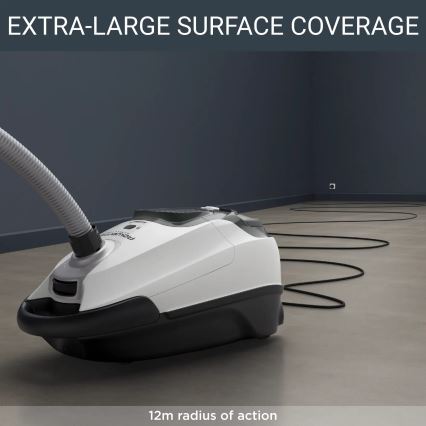 Rowenta - Maišinis dulkių siurblys SILENCE FORCE ALLERGY+ 4,5l 400W/230V juoda/balta