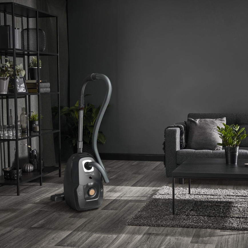 Rowenta - Maišinis dulkių siurblys ŽALIA FORCE EFFITECH ECO TOTAL CLEAN 400W/230V juoda